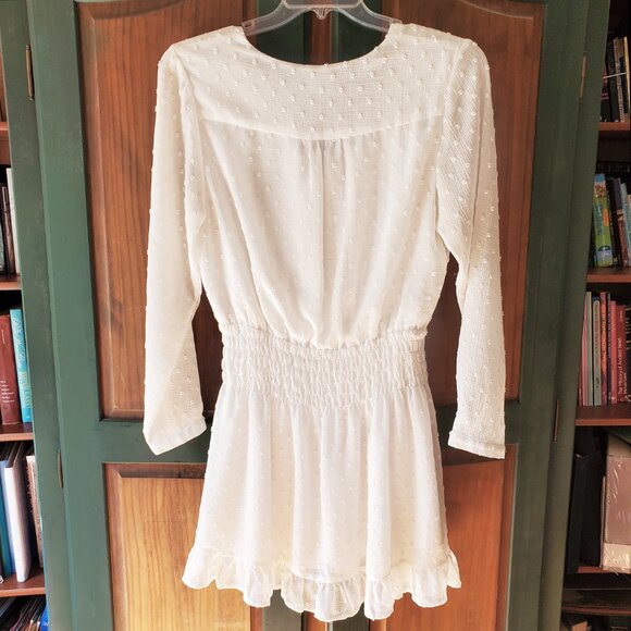 MINKPINK x Revolve Julette Smocked Swiss Dot Dress - Picture 5 of 8